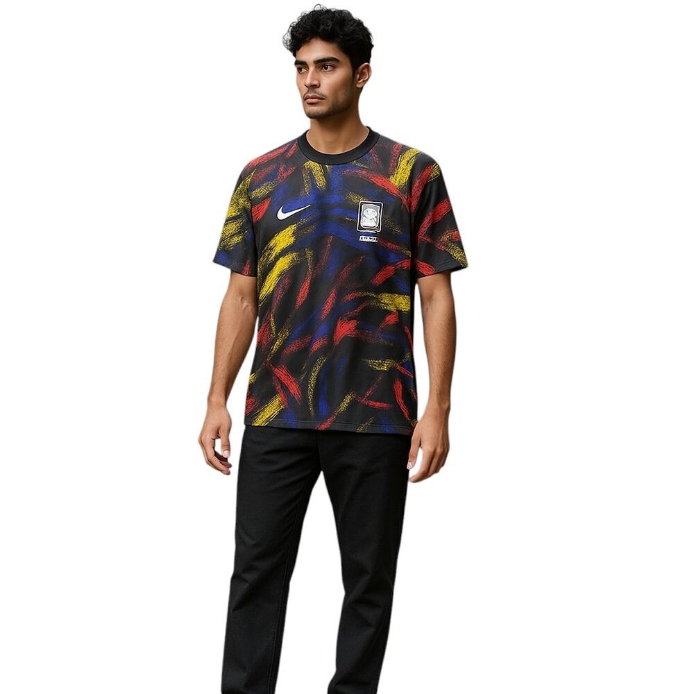 Men's Nike Black South Korea National Team Jersey